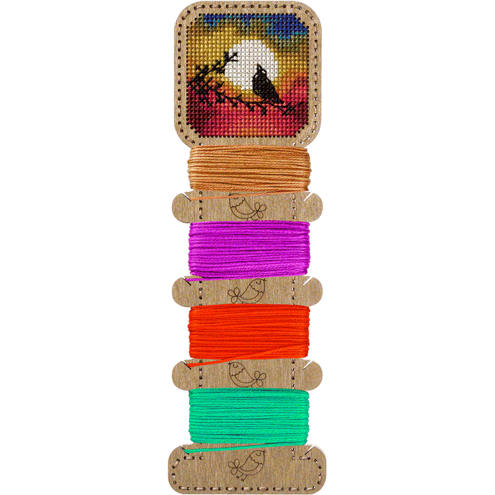 Blank for embroidery with thread on wood FLHW-009