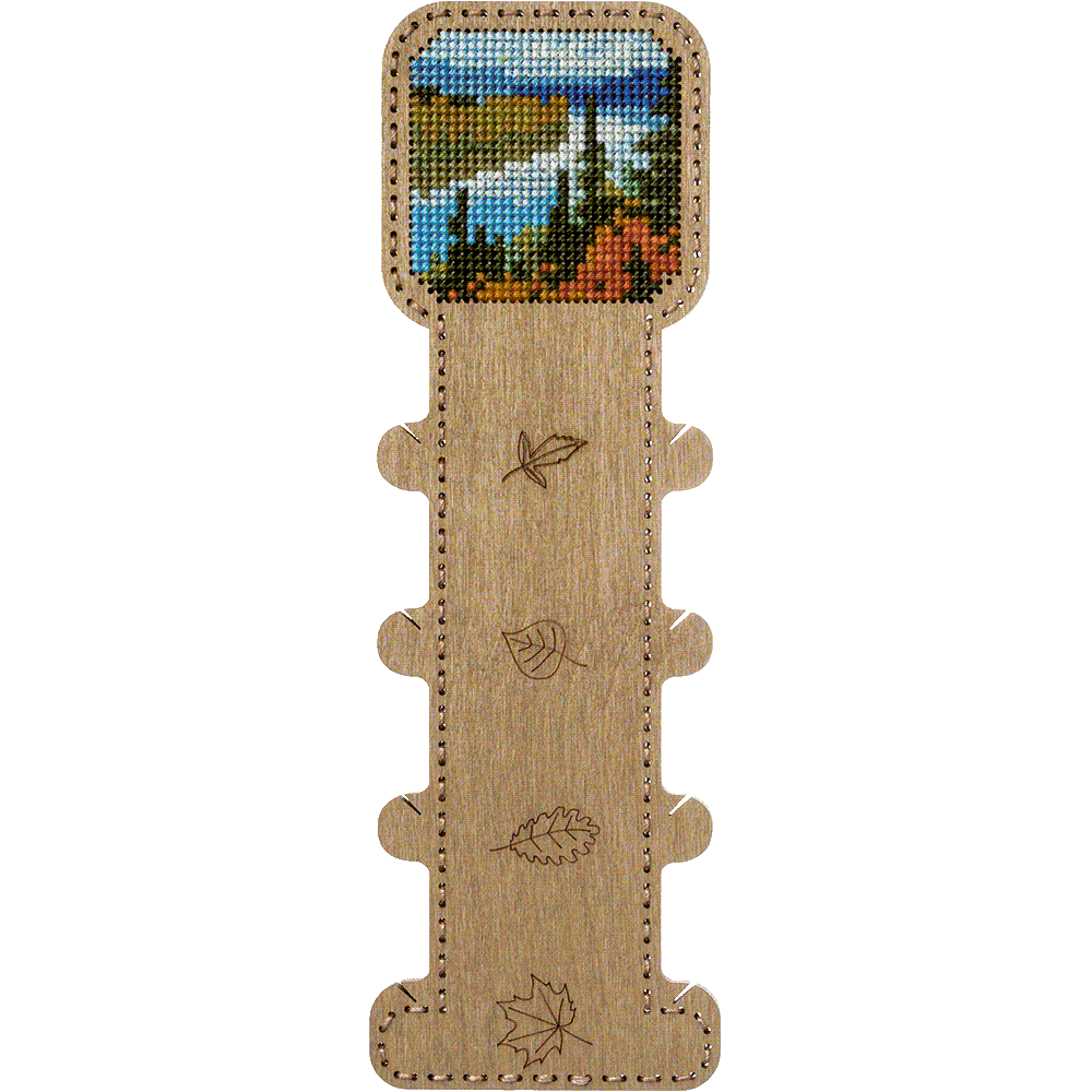 Blank for embroidery with thread on wood FLHW-010