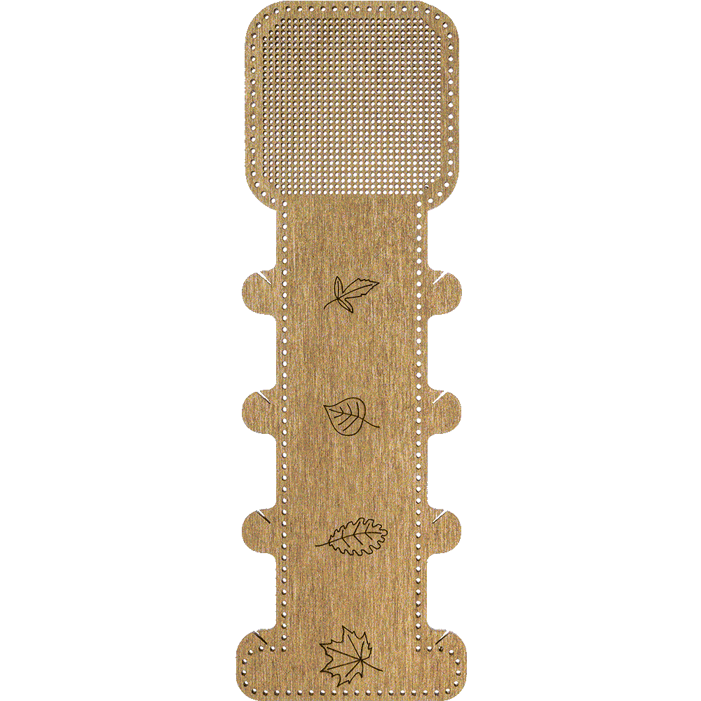 Blank for embroidery with thread on wood FLHW-010