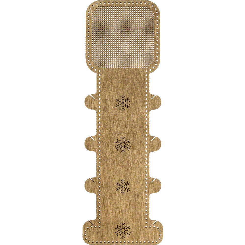 Blank for embroidery with thread on wood FLHW-011