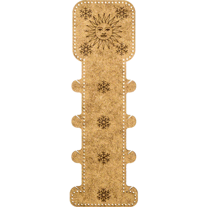 Blank for embroidery with thread on wood FLHW-011