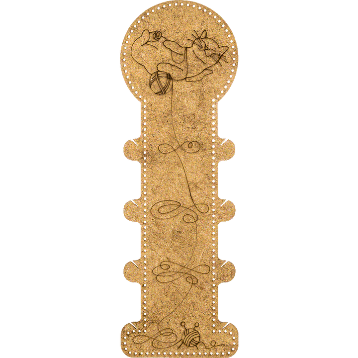 Blank for embroidery with thread on wood FLHW-012