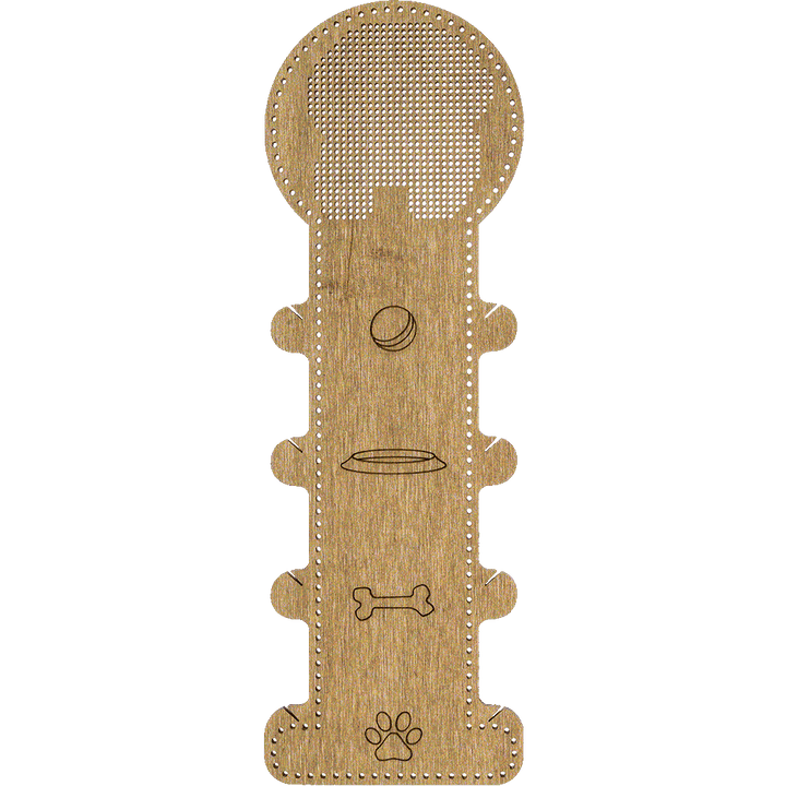 Blank for embroidery with thread on wood FLHW-013