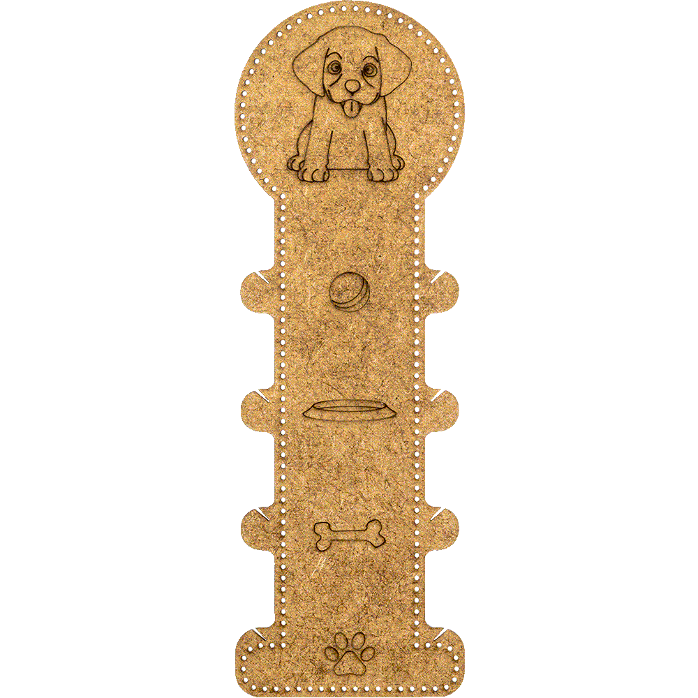 Blank for embroidery with thread on wood FLHW-013