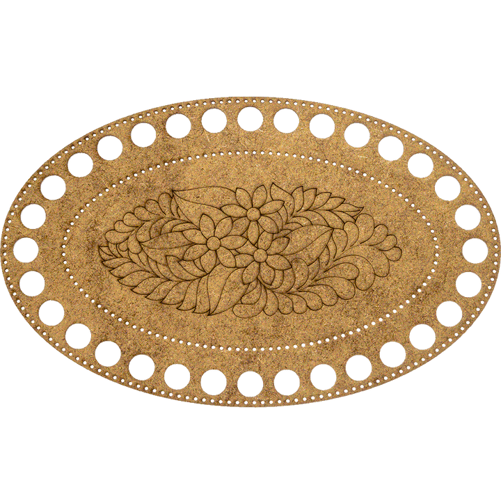 Blank for embroidery with thread on wood FLHW-015