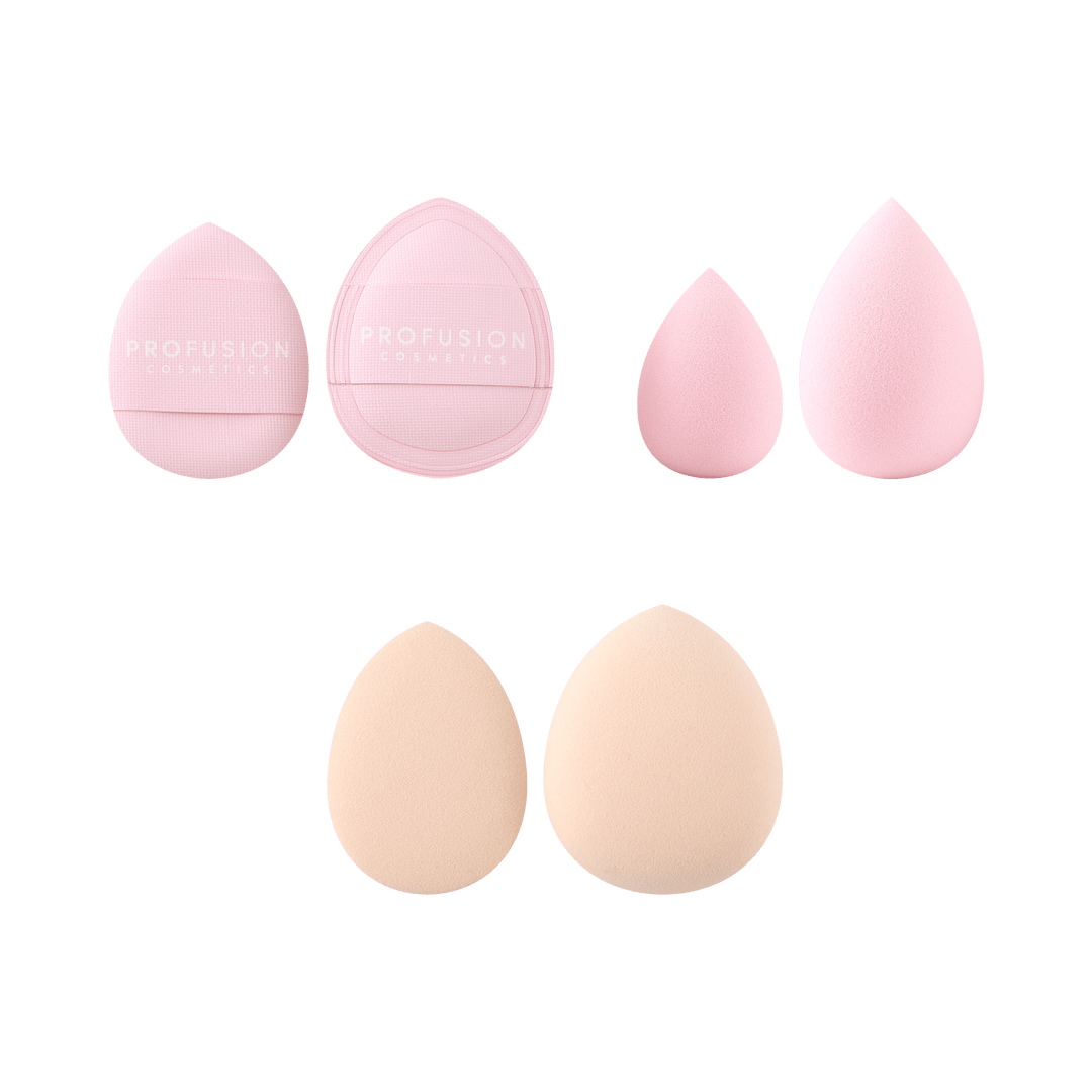 Blending Essentials Makeup Sponge & Puff Set