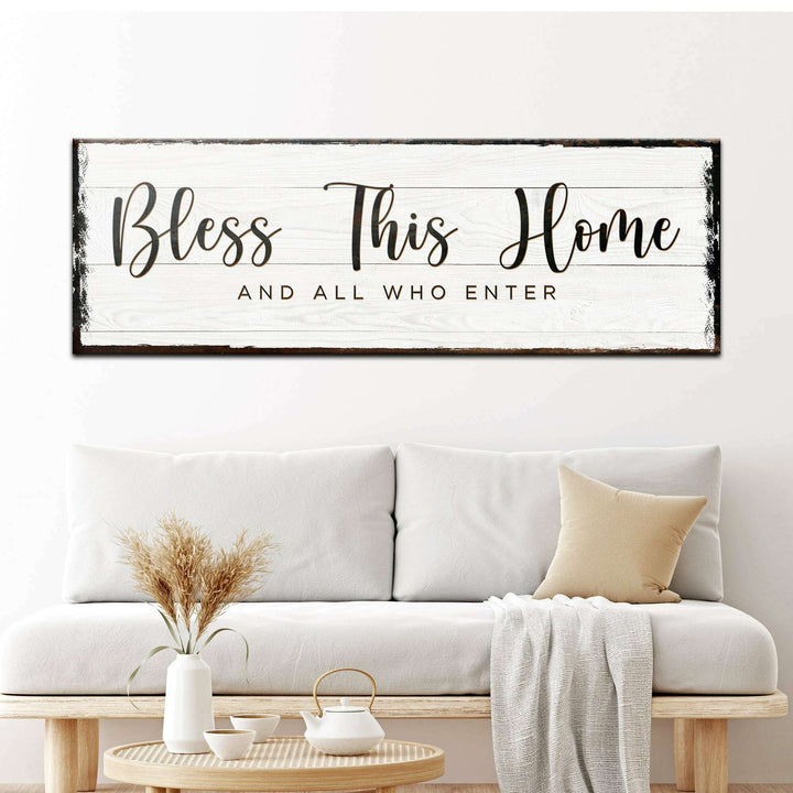 Bless This Home Sign