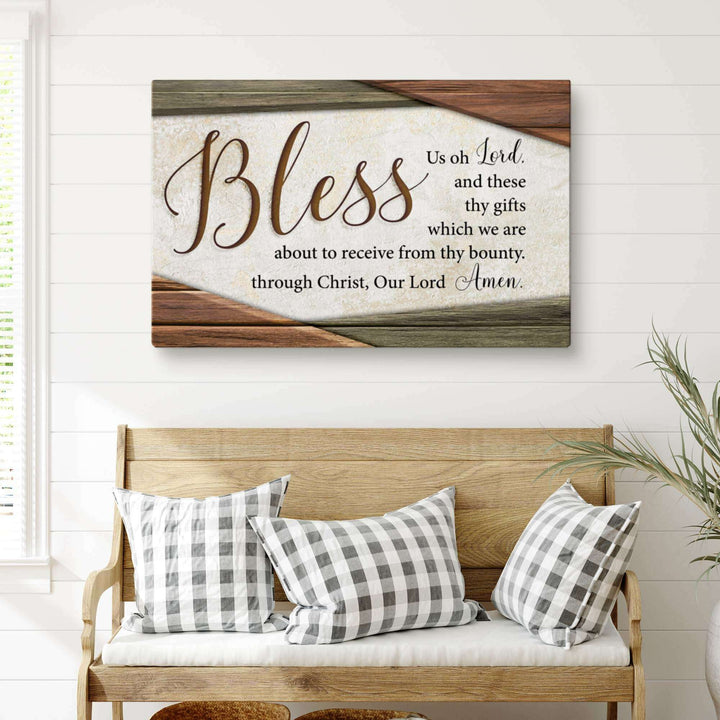 Bless Us Oh Lord Faith Sign IV