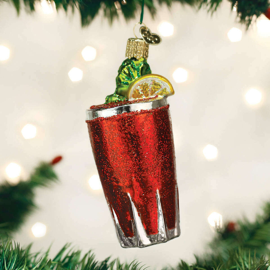 Old World Christmas Bloody Mary Blown Glass Ornament