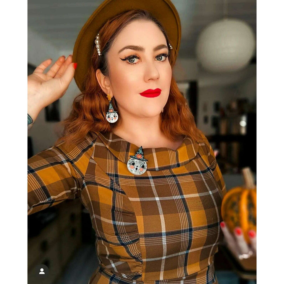 Bloomin' Luna Witch Statement Earrings by Johanna Parker x Lipstick & Chrome – view 5