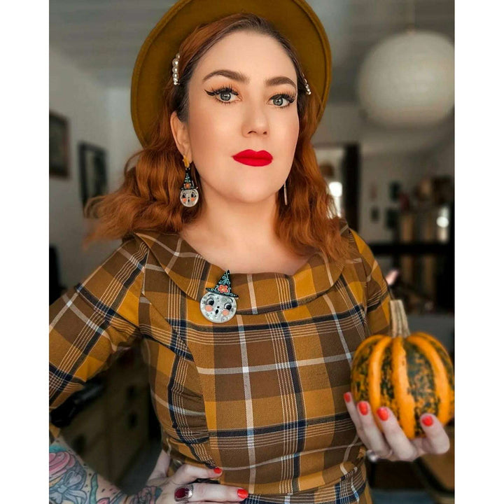 Bloomin' Luna Witch Statement Earrings by Johanna Parker x Lipstick & Chrome – view 6