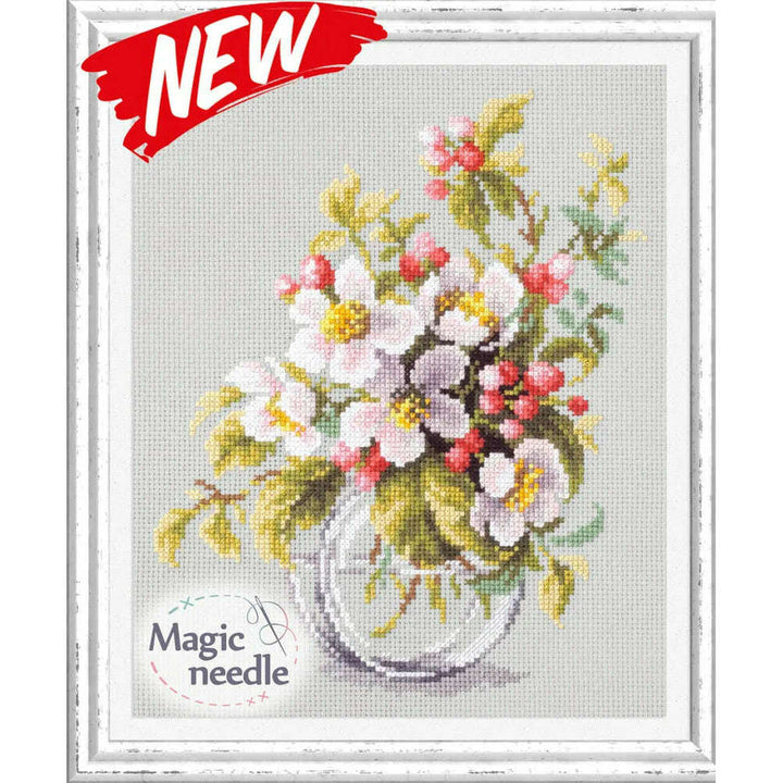 Blooming Apple Tree 100-011 Counted Cross-Stitch Kit