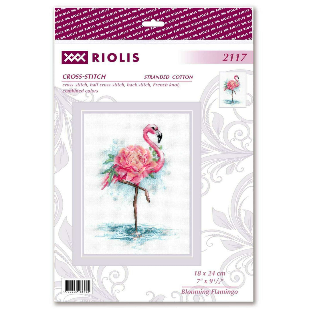 Blooming Flamingo R2117 Counted Cross Stitch Kit