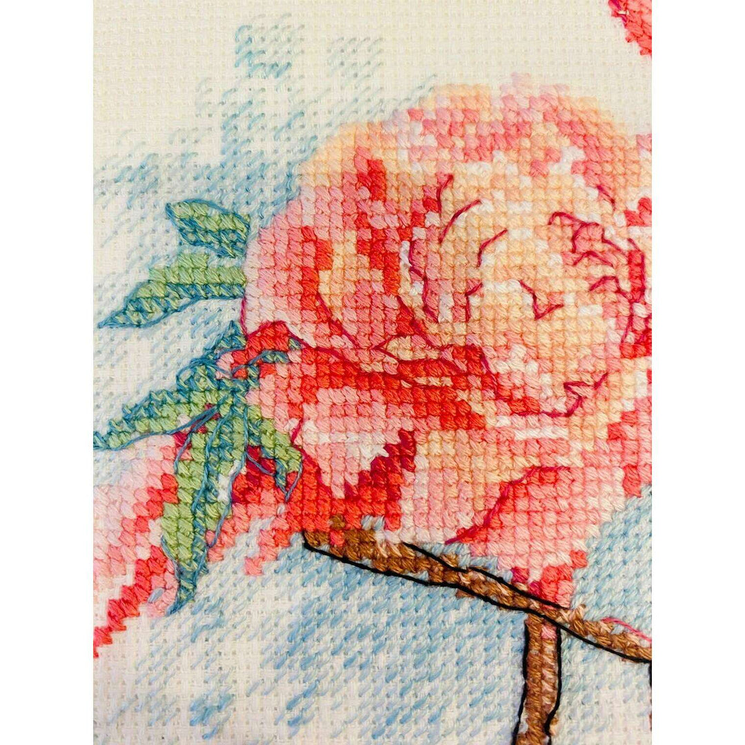 Blooming Flamingo R2117 Counted Cross Stitch Kit