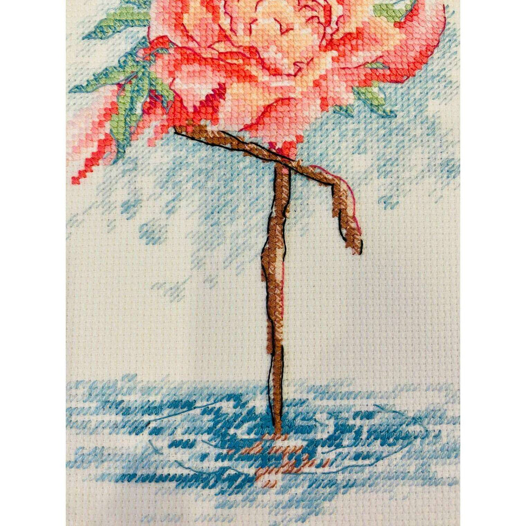 Blooming Flamingo R2117 Counted Cross Stitch Kit