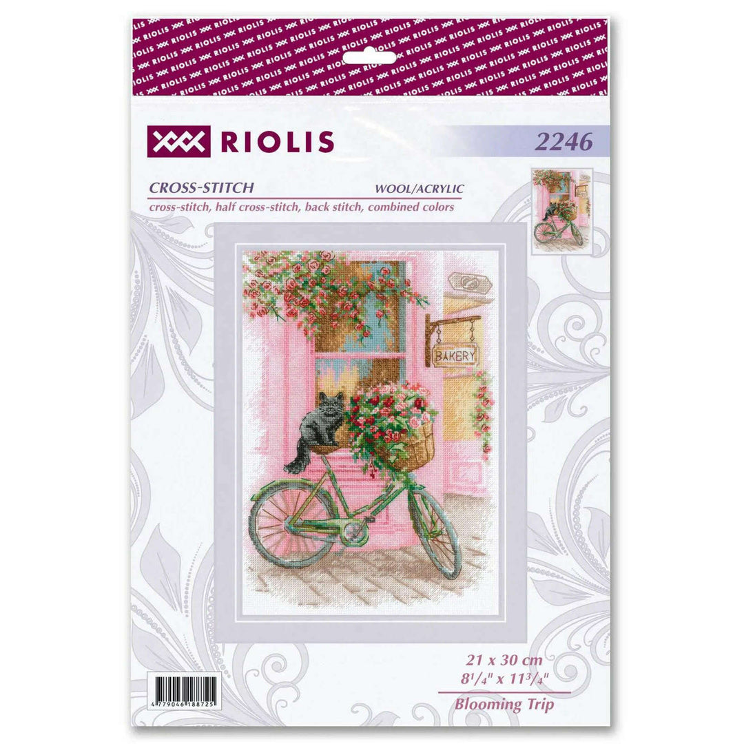 Blooming Trip R2246 Counted Cross Stitch Kit