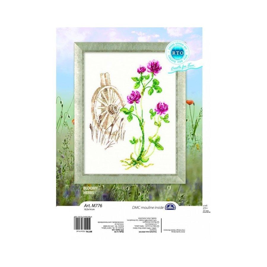 Bloomy herbs M776 Counted Cross Stitch Kit