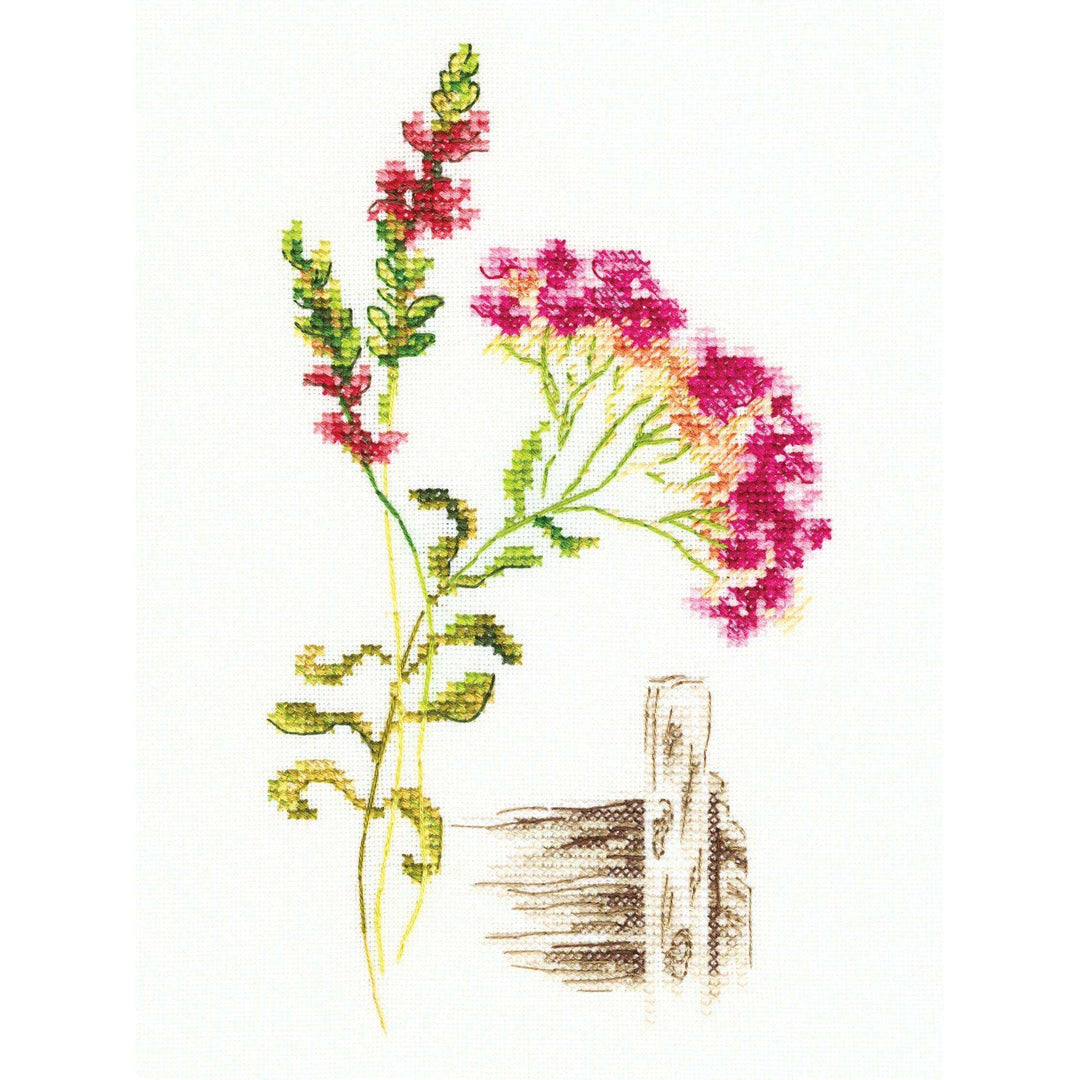 Bloomy herbs M777 Counted Cross Stitch Kit
