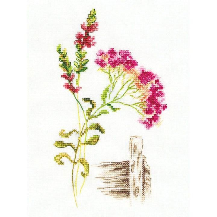 Bloomy herbs M777 Counted Cross Stitch Kit