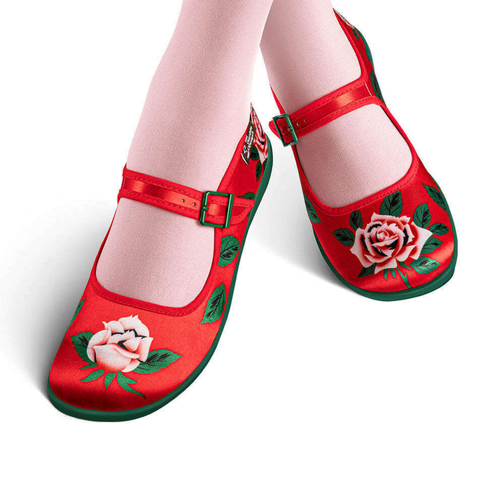 Blossom Shine Women's Mary Jane Flats