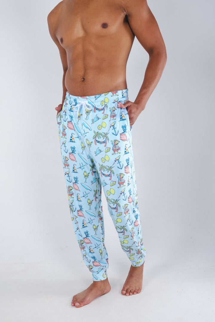 The Boat Drinks | Shinesty x Margaritaville® SleepDeep™ Men’s Pajama Joggers