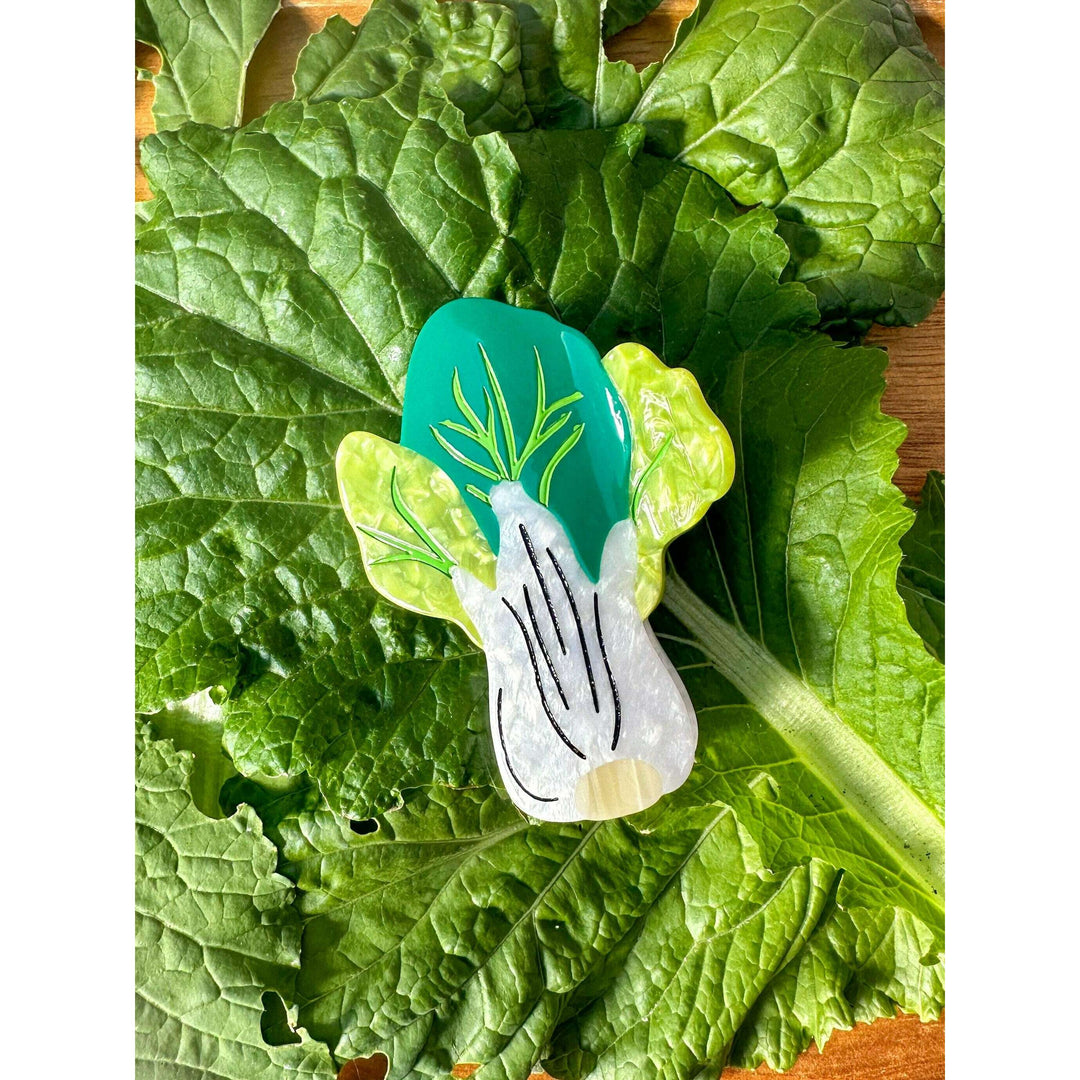 Bok Choy Hair Claw Clip