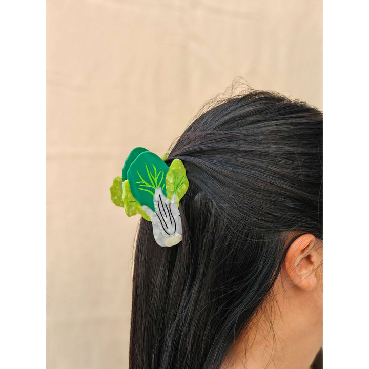 Bok Choy Hair Claw Clip
