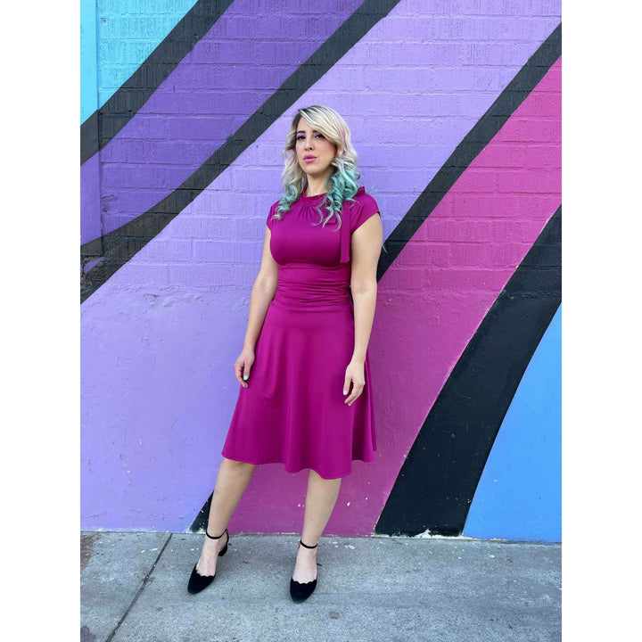 Bombshell Dress in Magenta - 2X only