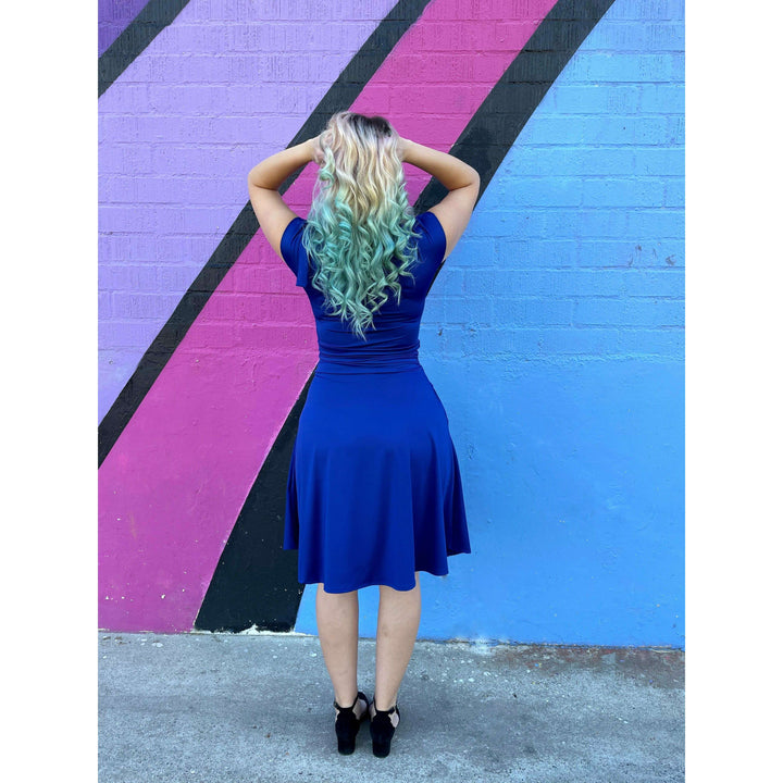 Bombshell Dress in Royal Blue