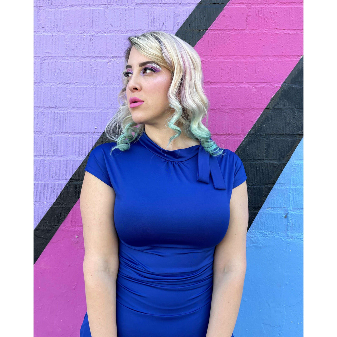 Bombshell Dress in Royal Blue