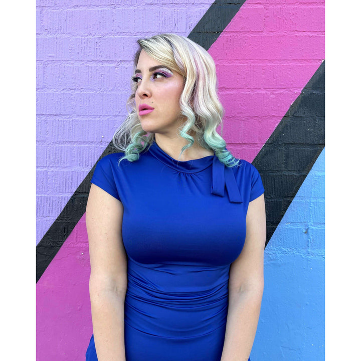 Bombshell Dress in Royal Blue
