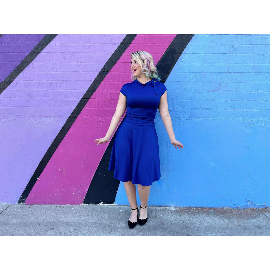 Bombshell Dress in Royal Blue