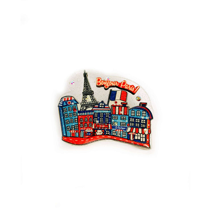 Bonjour Paris Brooch by Rosie Rose Parker