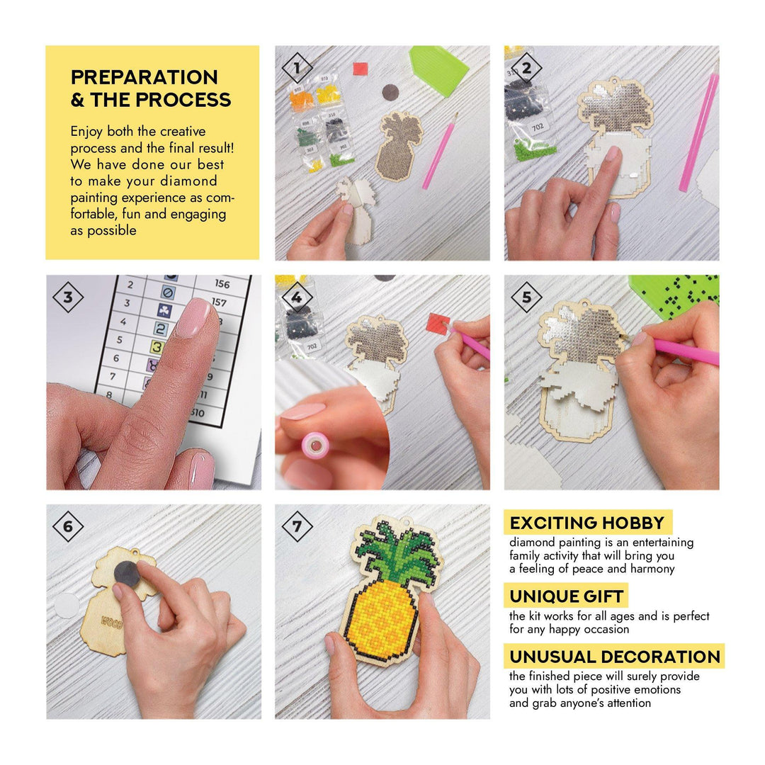 Bonsai Tree CSw423 Diamond Painting on Plywood Kit