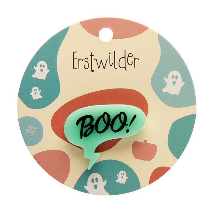 Boo! Mini Brooch by Erstwilder image 1