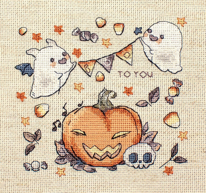 Boo To You  L8814 Counted Cross Stitch Kit