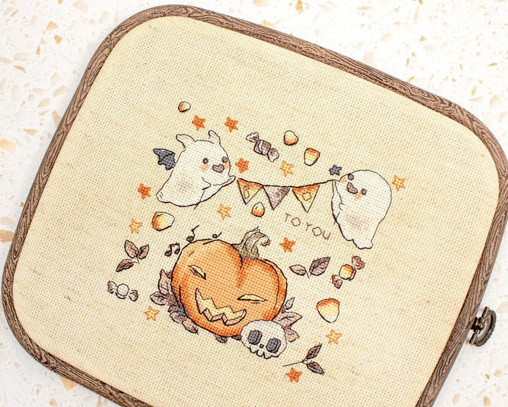Boo To You  L8814 Counted Cross Stitch Kit