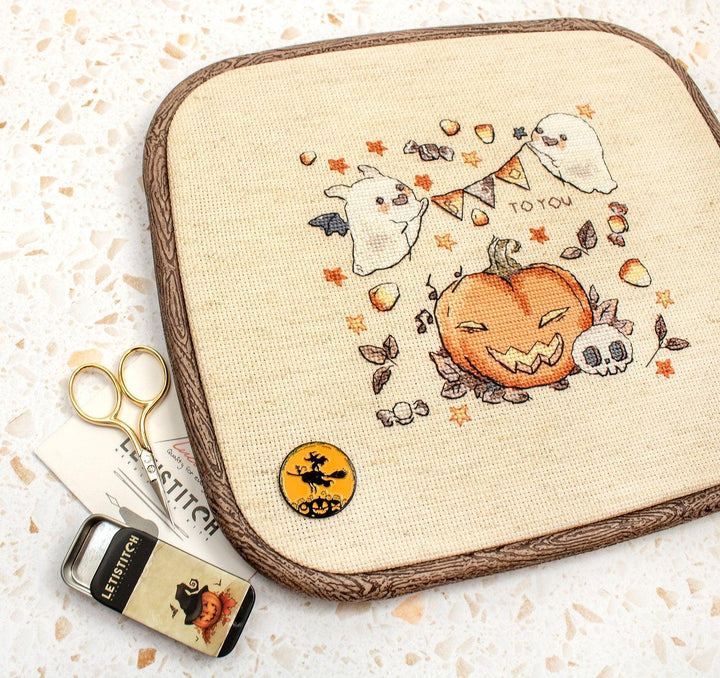 Boo To You  L8814 Counted Cross Stitch Kit