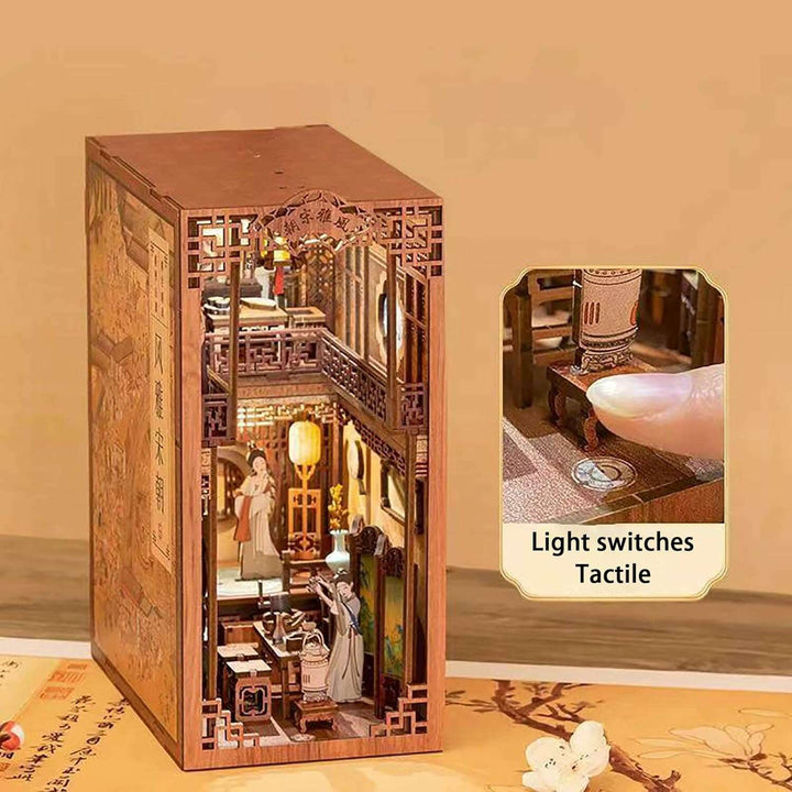 Book Nook Wizardi Miniature - Elegant Song Dynasty Roombox Kit