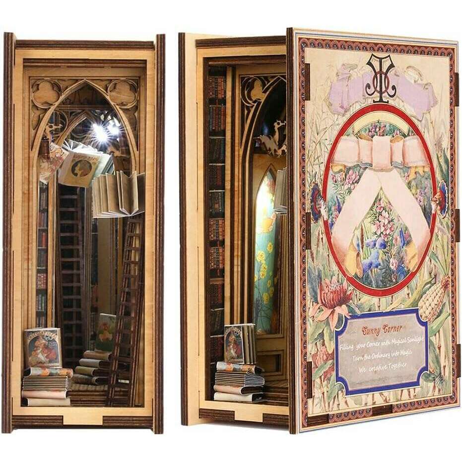 Book Nook Wizardi Miniature - Eternal Bookstore Roombox Kit