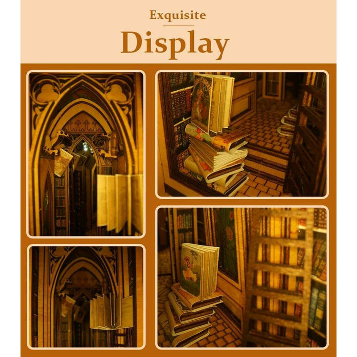 Book Nook Wizardi Miniature - Eternal Bookstore Roombox Kit