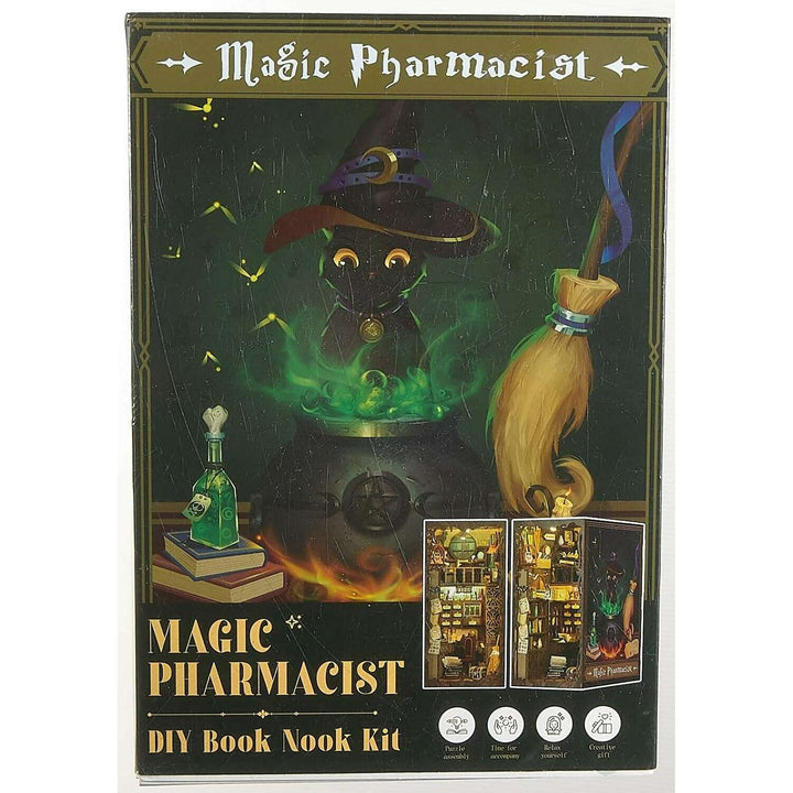 Book Nook Wizardi Miniature - Magic Pharmacist Roombox Kit