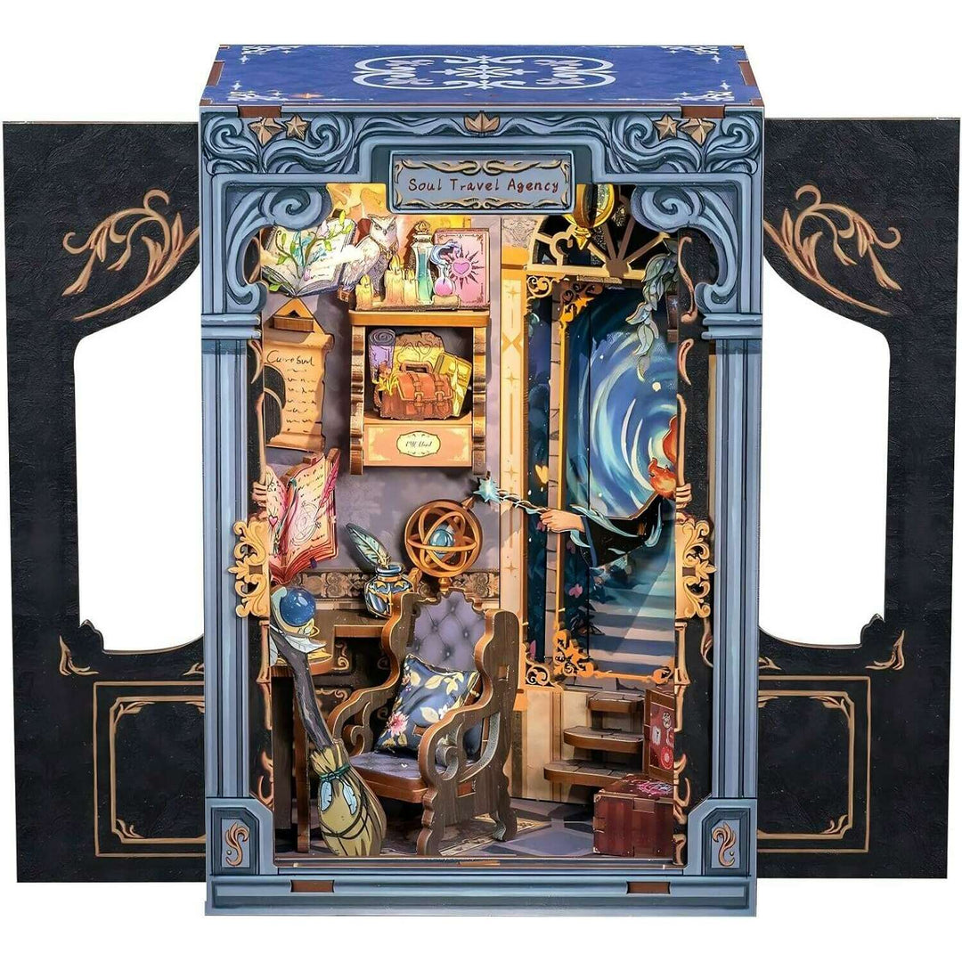 Book Nook Wizardi Miniature - Soul Travel Agency Roombox Kit