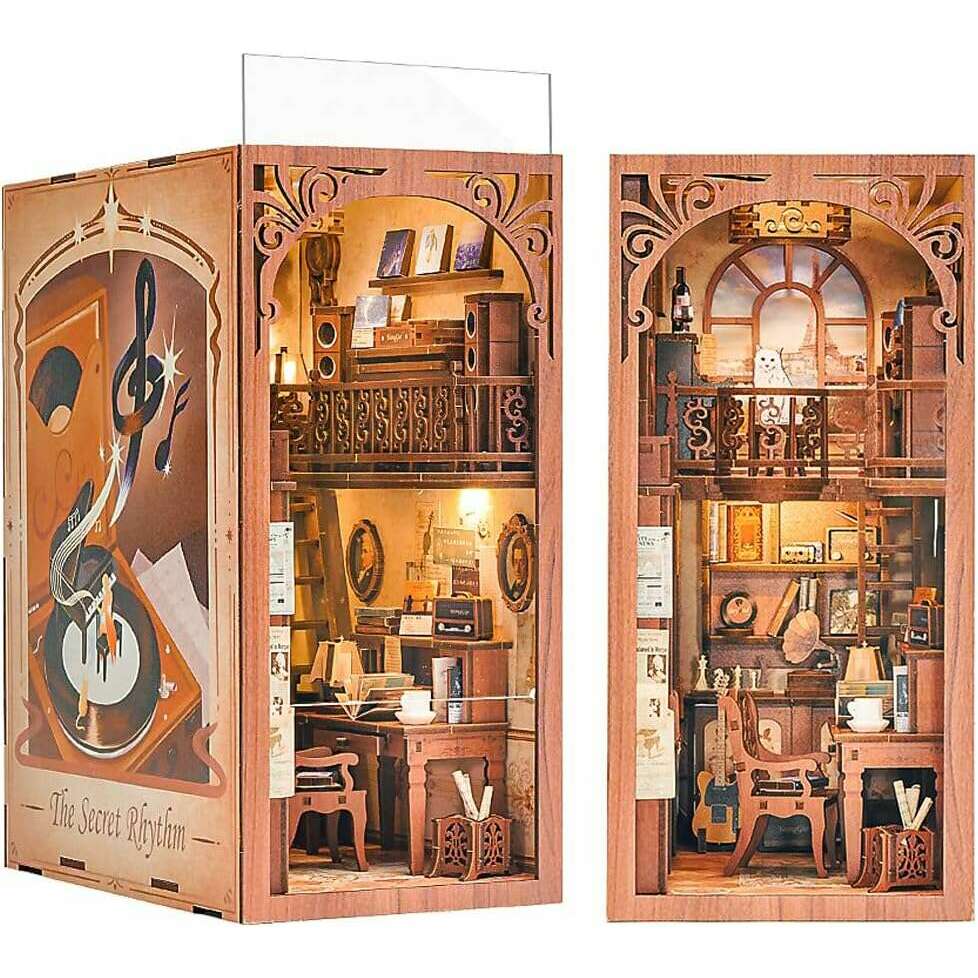 Book Nook Wizardi Miniature - The Secret Rhythm Roombox Kit
