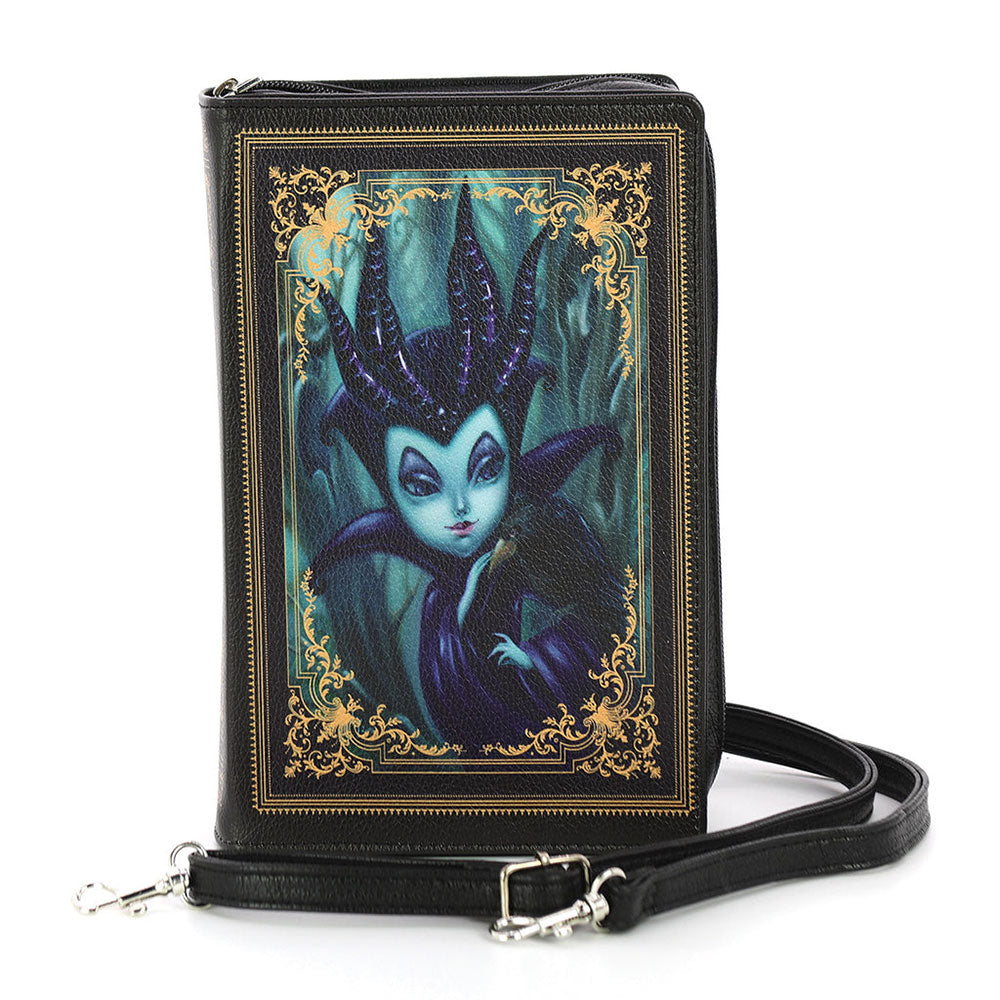 Book Of Villains Book Clutch Bag In Vinyl by Book Bags