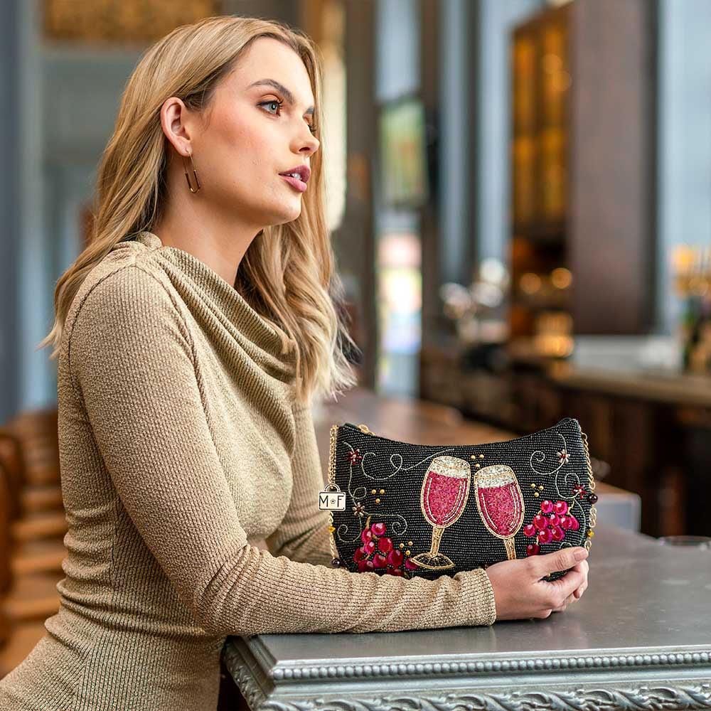 Bordeaux Crossbody Handbag by Mary Frances image 1