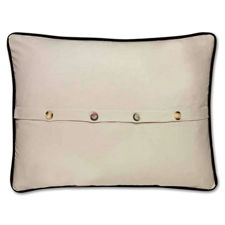 Boston Hand-Embroidered Pillow