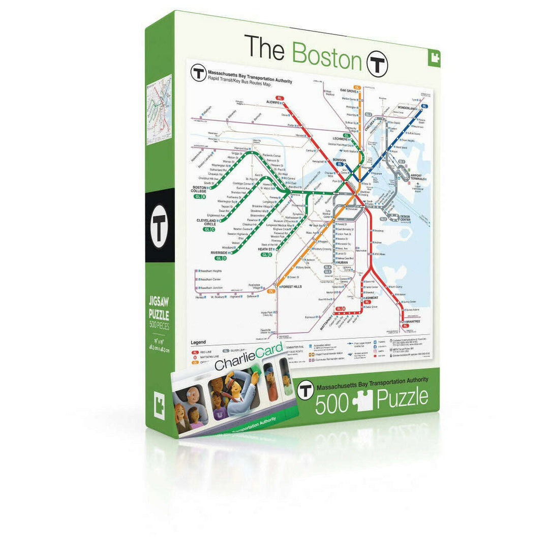Boston T Map Jigsaw Puzzle