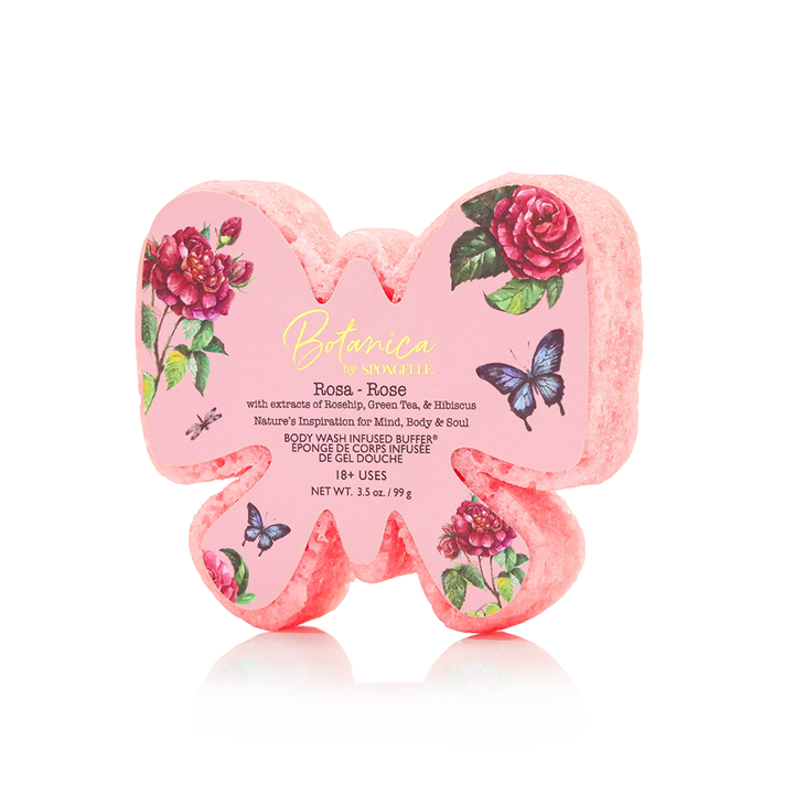 Rose Body Buffer & Candle Set