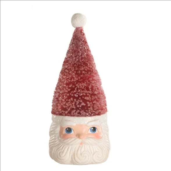 Bottle Brush Santa Red Ornament by Bethany Lowe - Quirks!